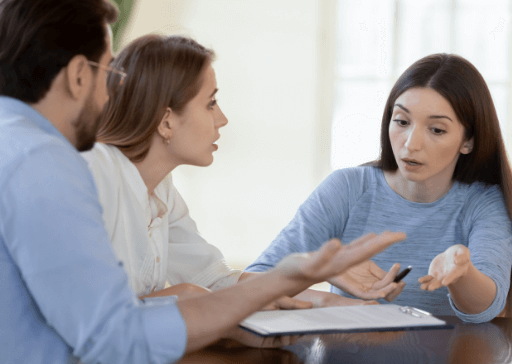 girl with hands out arguing having a search for pet peeves