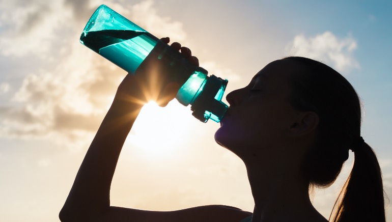 ingesting water for health